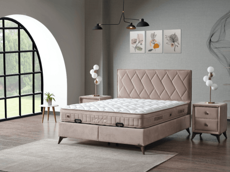 Midi Bedding Boxspring met opbergruimte Rocco