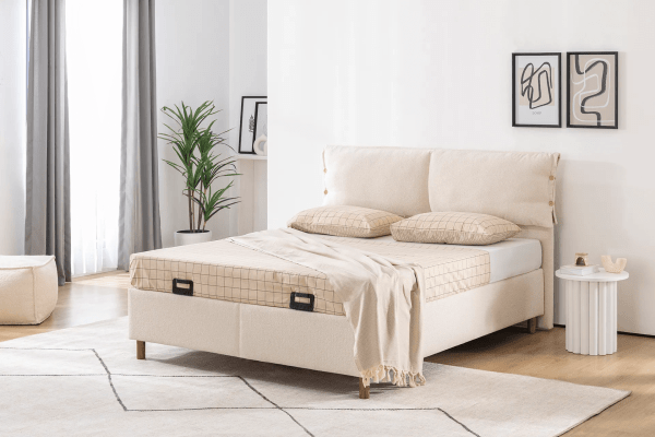 Midi Bedding Boxspring met opbergruimte Sanna